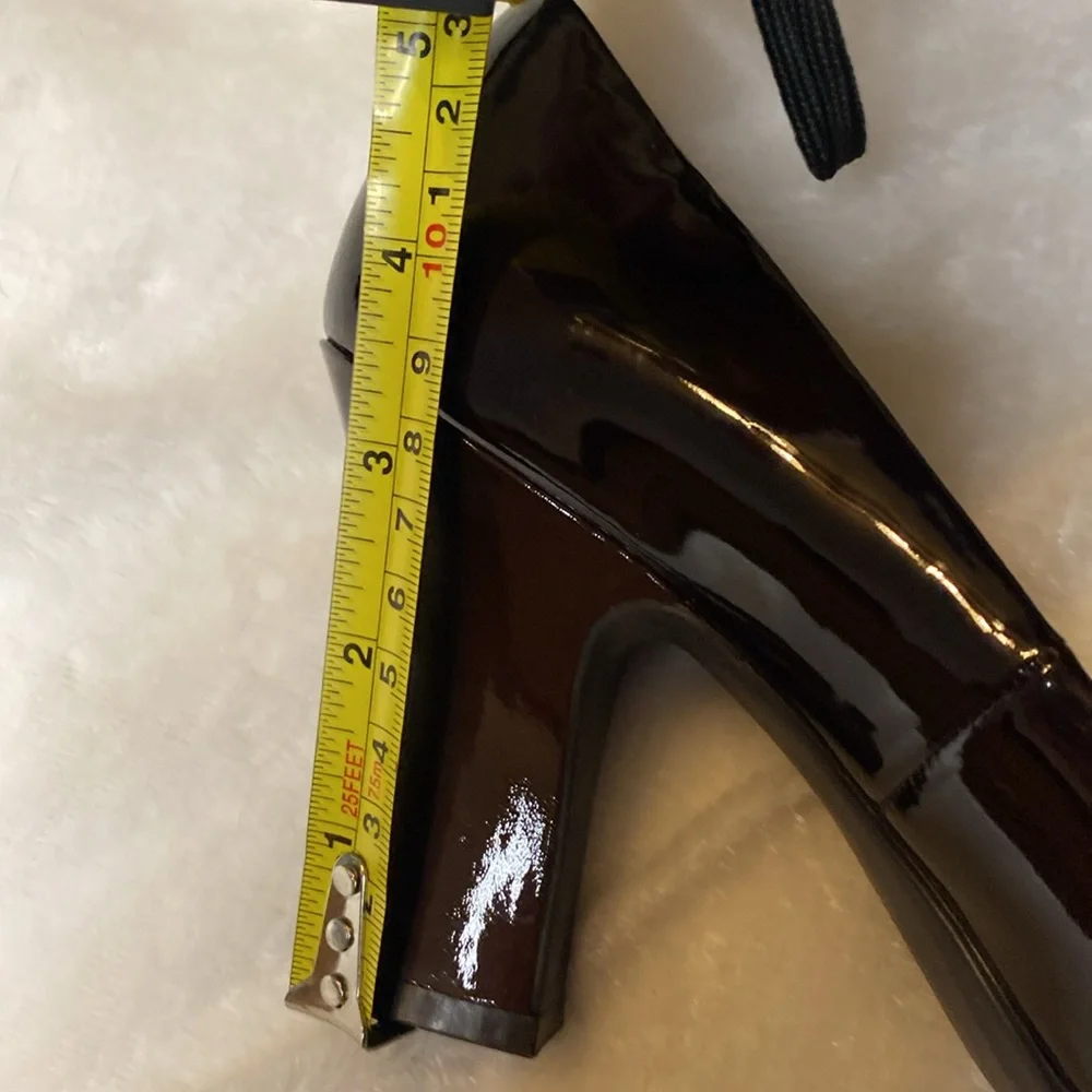 Franco Sarto Brown Leather Pumps With Bow Sz 7.5